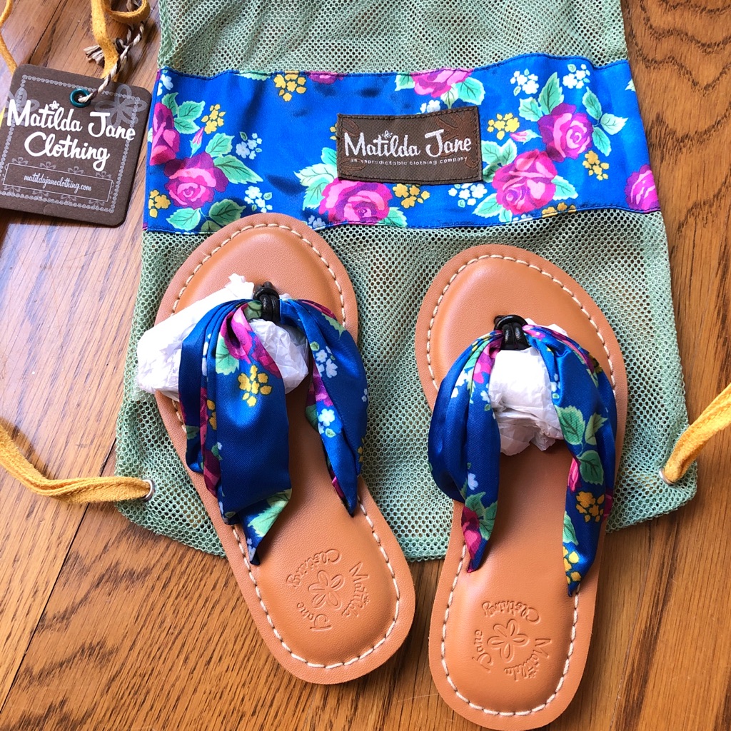 Brand New  Matilda Jane Kids Flip Flops